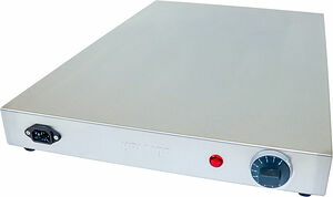 Värmehäll rostfri 800x400 mm 750W Hallins