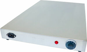 Värmehäll rostfri 800x600 mm 900W Hallins