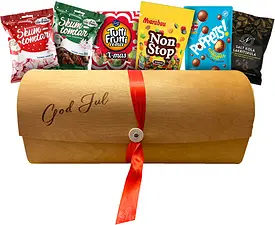 Trälåda God Jul Carl Choklad