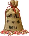Kolasäck Presentsäck Carl Choklad