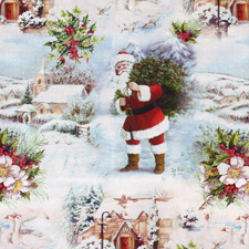 Julpapper Presentpapper Vit Jul 57 cm 7 kg