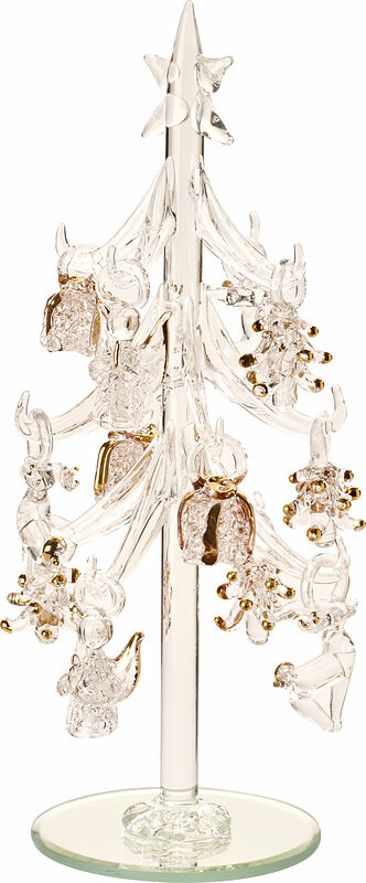 Winter Collage Accessories Glass Tree with Ornaments Villero - bild 1