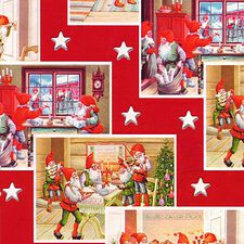 Julpapper Presentpapper LC Stjärnor 38 cm 5 kg