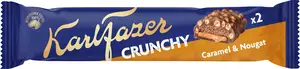 Karl Fazer Crunchy Caramel & Nougat dubbelbit