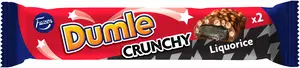 Dumle Crunchy Liquorice dubbelbit