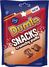 Dumle Snacks Crunchy Puffs påse Fazer