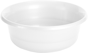 Handfat runt 7 L Vit Nordiska Plast