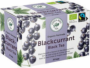 Te Green Bird Tea 20p Svartvinbär Eko Fairtrade