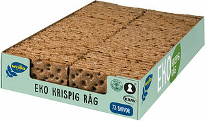 Eko Krispig Råg S knäckebröd Wasa