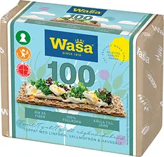 Wasa 100 Frön & Havssalt knäckebröd Wasa