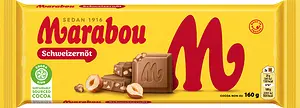 Mjölkchoklad Schweizernöt 160 g Marabou