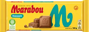 Mjölkchoklad Havssalt 160 g Marabou