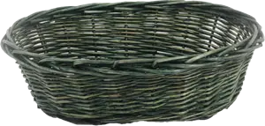 Korg Bodil oval Grön S 33x25x10 cm