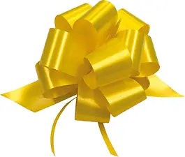 Dragbandsrosett Gul Splendene 30 mm Molli Pack