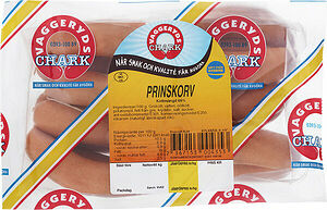 Prinskorvar 12-p vac Vaggeryds Chark