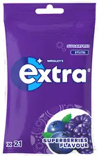 Tuggummi Extra Superberries påse 29 g