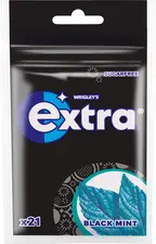 Tuggummi Extra Black Mint påse 29 g