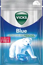 Vicks Blue Extra Strong Sockerfri påse