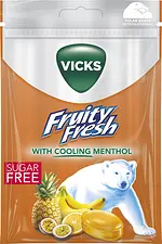 Vicks Fruity Fresh Multifruit Sockerfri påse