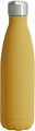 Stålflaska 50 cl Gummifinish Gul 12/24 h Sagaform