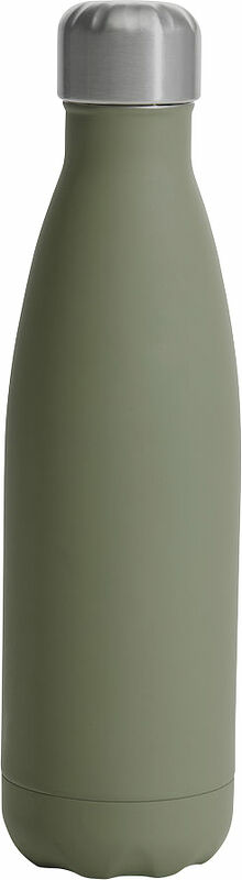 Stålflaska 50 cl Gummifinish Grön 12/24 h Sagaform - bild 1