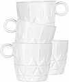 Picknick Kaffekopp 4-pack Vit Sagaform