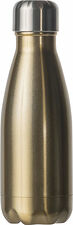 Stålflaska 26 cl Guld 12/24 h Sagaform