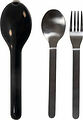 To Go Bestickset 3-pack Svart/Silver Sagaform