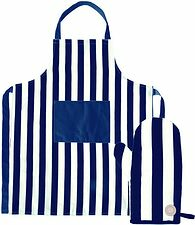 Aron Förkläde & Grillvante Blå/Beige Sagaform