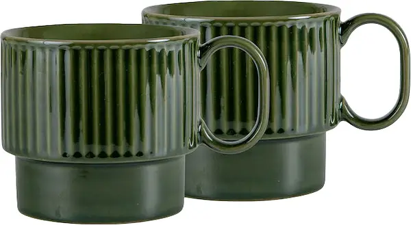 Temugg Grön 2-pack Coffee & More Sagaform - bild 1