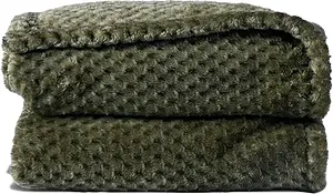 Anni Fleecepläd Grön Sagaform