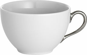 Bistro kopp Cecil vit/silver 18 cl Pillivuyt