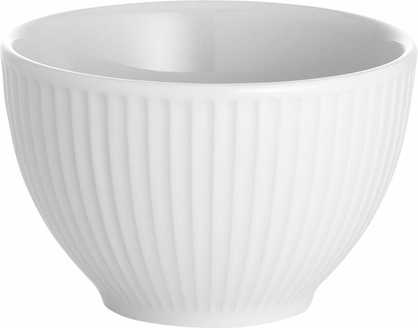 Plisse sockerskål vit 9 cm Pillivuyt - bild 1