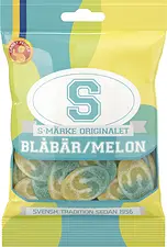 S-märke Blåbär/Melon påse Candypeople