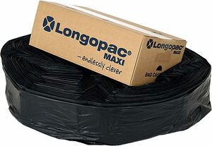 Sopsäck Maxi Standard Ø570 mm 25 my Svart Longopac