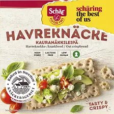 Havreknäcke glutenfritt Knäckebröd Schär