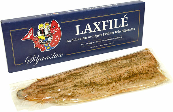 Ugnsmarinerad norsk fjordlax present >900 g Siljanslax