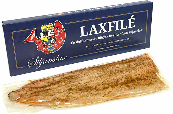 Ugnsmarinerad norsk fjordlax present >1800 g Siljanslax