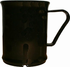 Mugg 28 cl svart polycarbonat Cambro
