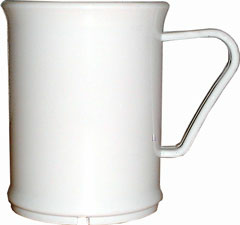 Mugg 28 cl vit polycarbonat Cambro