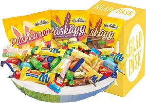 Påskägg 30 cm Happy Easter med Påskbox