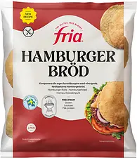 Hamburgerbröd 4 st glutenfri Fria Bröd