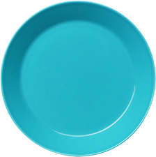 Tallrik flat 21 Teema turkos iittala