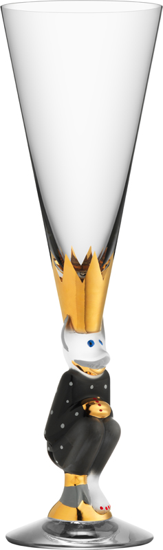Nobel The Sparkling Devil Dark Grey Orrefors - bild 1