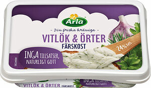 Färskost Vitlök & Örter 24 % Arla®