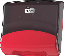 Tork Dispenser Top-pak W4 röd svart