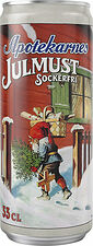 Julmust Sockerfri burk Apotekarnes
