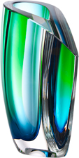 Mirage Vas Grön/Blå 210 mm Kosta Boda
