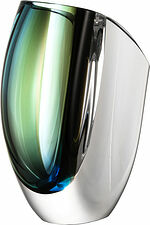 Mirage Vas Blå/Brun 210 mm Kosta Boda