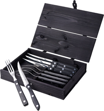 Old Farmer Black Grill bestickset 8 delar Gense